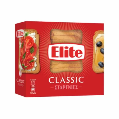 Elite Classic Rusks Wheat 250g Φρυγανιές Σταριού 250g