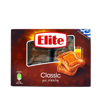 Elite Classic Rusks Rye 180g Φρυγανιές Σίκαλης 180g