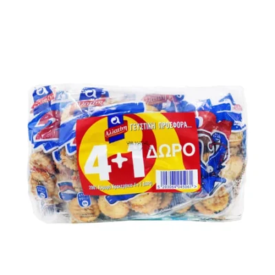Allatini 2001 Crackers 5x40g Αλλατίνη Κράκερς αλμυρά 5x40g