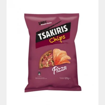 TSAKIRIS CHIPS PIZZA 120gr