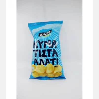 TSAKIRIS CHIPS WAVY SALT 100gr