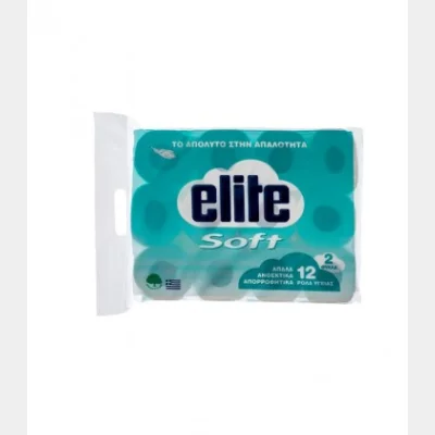 ELITE TOILET PAPER 12API SOFT 2SHEET. X 6PCS