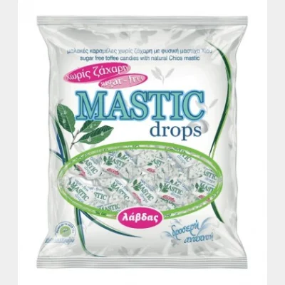 ION CANDIES LAVDAS MASTIC DROPS SUGAR-FREE BAG.150gr