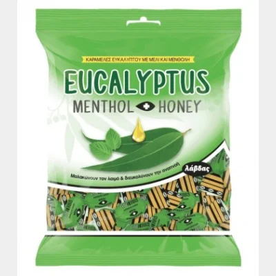 ΙΟΝ ΚΑΡΑΜΕΛΕΣ LAVDAS ΕΥΚΑΛΥΠΤΟΣ-ΜΕΛΙ ΣΑΚ.130gr