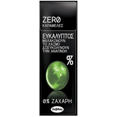 ZERO CARAMELS 32gr.x12pcs. EUCALYPTUS