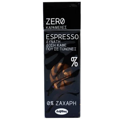 ZERO CARAMELS32gr.x12pcs. ESPRESSO