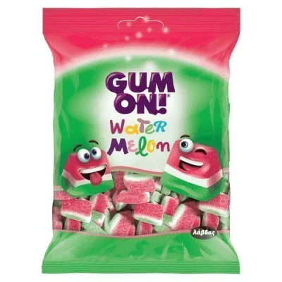 GUM ON CARAMELS 80gr WATERMELON