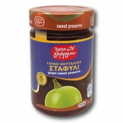 Papageorgiou Preserves Grape 450g Παπαγεωργίου Γλυκό Σταφύλι 450g