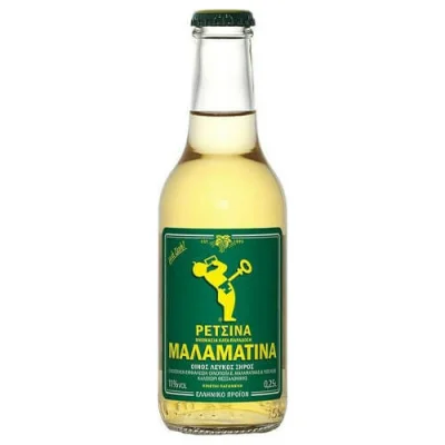 MALAMATINA RETSINA 250ml vol 11% BOTTLE