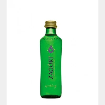 ΖΑΓΟΡΙ SPARKLING ΝΕΡΟ ΜΕΤΑΛΛΙΚΟ 330ml ΓΥΑΛΙ