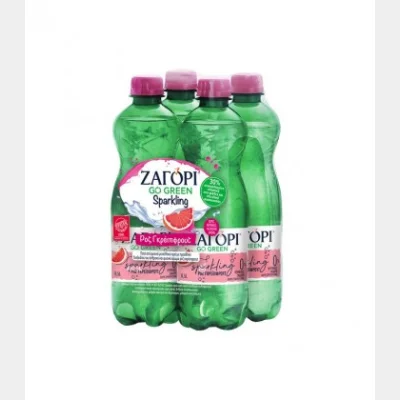 ΖΑΓΟΡΙ SPARKLING PINK GRAPEFRUIT 500ml 4pack