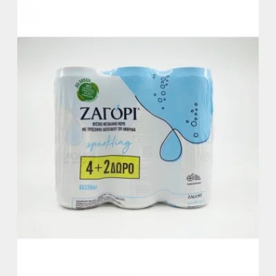ΖΑΓΟΡΙ SPARKLING REGULAR 330ml 4+2