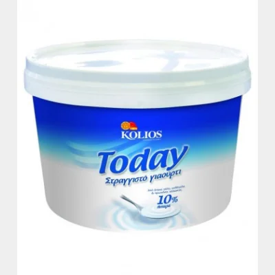 ΚΟΛΙΟΣ ΓΙΑΟΥΡΤΙ TODAY 10% ΣΤΡΑΓΓΙΣΤΟ 5kg