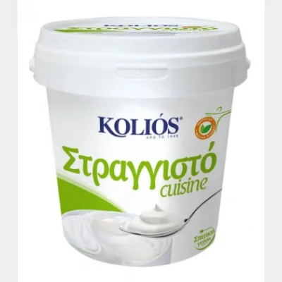 ΚΟΛΙΟΣ ΣΤΡΑΓΓΙΣΤΟ CUISINE ΕΔΕΣΜΑ 10% ΛΙΠ. 850gr