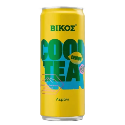 VIKOS COOL TEA CAN 330ml LEMON