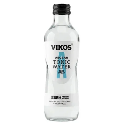 VIKOS AEGEAN TONIC WATER ZERO 250ml GLASS