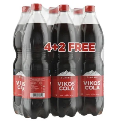VIKOS COLA 6x1,5lit 4+2 FREE
