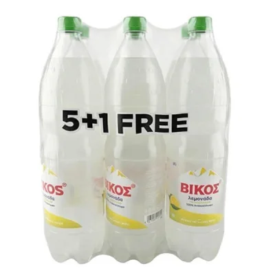 VIKOS LEMONADE 6x1,5lit 5+1 FREE