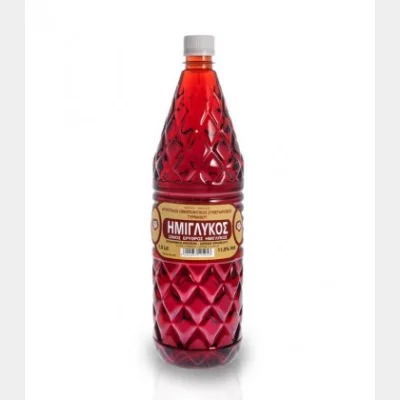 ΤΥΡΝΑΒΟΥ PET ΗΜΙΓΛΥΚΟΣ 1,5lt