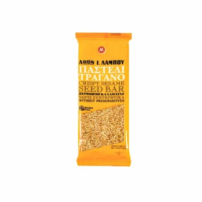 Lampou Pasteli with Honey Crunchy 30g Λάμπου Παστέλι Τραγανό 100% Μέλι