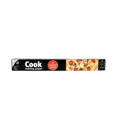 Cook Baking Paper Sheets (18 pieces) Χαρτί Αντικολλητικό σε Φύλλα 38x42cm