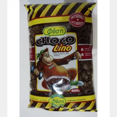 ΦΥΣΗ CHOCO LINO ΣΙΤΑΡΙ ΣΟΚΟΛΑΤΑ 400gr