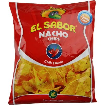 El Sabor Nacho Chips Chili Flavor 100g