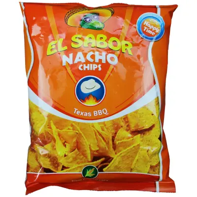 El Sabor Nacho Chips Texas BBQ 100g