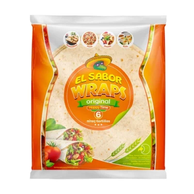 El Sabor Wraps Original 20cm 6pcs