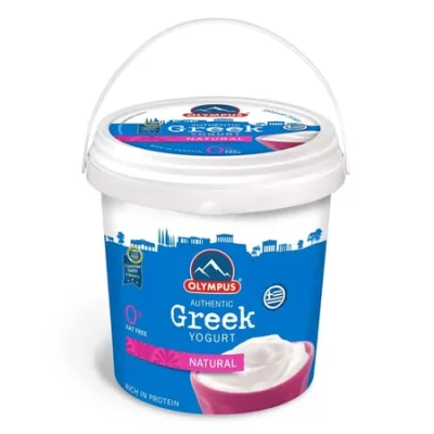 Olympos Greek Strained Yoghurt 0% Fat 1kg Γιαούρτι Ελληνικό 0% λιπαρά