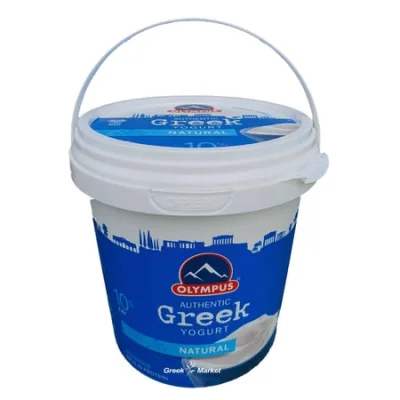 Olympos Greek strained yoghurt, 10% fat 1kg Γιαούρτι Στραγγιστό 10% λιπαρά 1kg