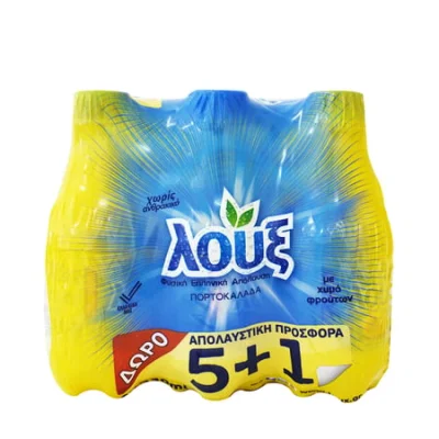 Loux still Orange juice 330ml Πορτοκαλάδα Μπλε (5+1 Free) 330ml