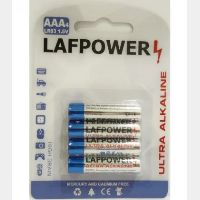 LAFPOWER ΜΠΑΤΑΡΙΑ ΑΛΚΑΛΙΚΗ ΑΑΑ-LR3 1,5V