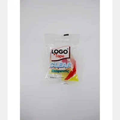 LOGO TAPE 12mmΧ33m ΔΙΑΦΑΝΕΣ ΣΕΛΟΤΕΪΠ