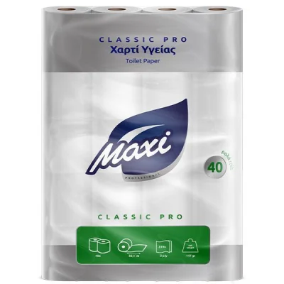 MAXI TOILET PAPER 2sheets 117gr. 40 ROLLS
