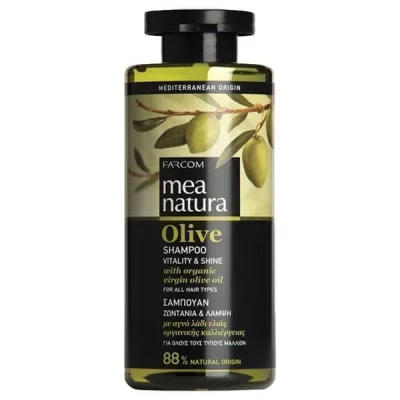 FARCOM MEA NATURA OLIVE SHAMPOO 300ml ALL HAIR TYPES