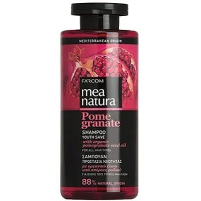 FARCOM MEA NATURA POMEGRANATE SHAMPOO 300ml ALL HAIR TYPES