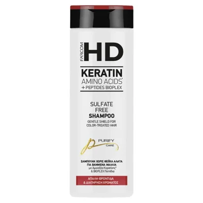 FARCOM HD SHAMPOO 400ml SULFATE FREE DYED HAIR