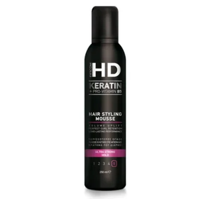 FARCOM HD VOLUME MOUSSE HAIR No5 250ml ULTRA STONG HOLD