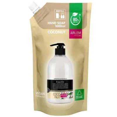 FARCOM ARLEM LIQUID HAND SOAP 1lit DOYPACK COCONUT