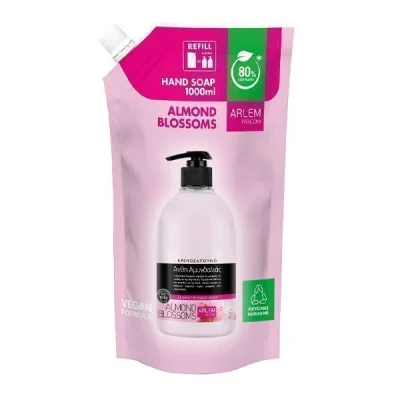 FARCOM ARLEM LIQUID HAND SOAP 1 lit DOYPACK ALMOND BLOSSOMS