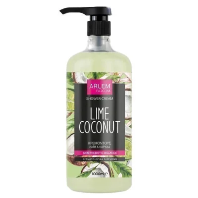 FARCOM ARLEM SHOWER GEL 1 lit COCO & LIME new