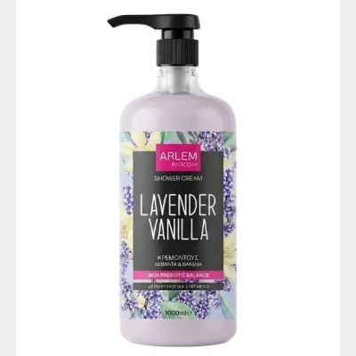 FARCOM ARLEM SHOWER GEL 1 lit LAVENDER & VANILLA new