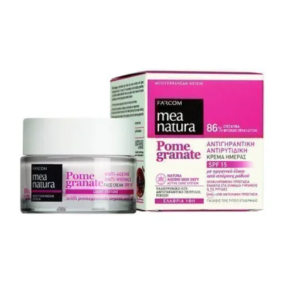 FARCOM MEA NATURA POMEGRANATE DAY CREAM SPF 15 50ml ANTIWRINKLE / ANTIAGING