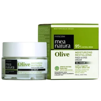 FARCOM MEA NATURA OLIVE MOISTURIZING CREAM 24h 50ml FACE/EYES/NECK
