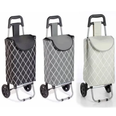 STROLL SHOPPING TROLLEY WATEPROOF 24lit 35x28x87cm