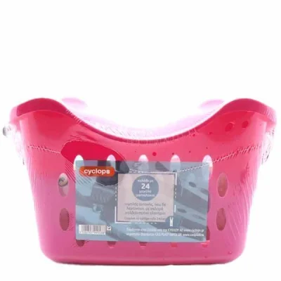 CYCLOPS OVAL BASKET WITH CLOTHESPINS 24pcs