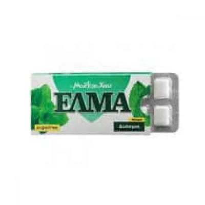 Elma Gum Spearmint 14g Τσίκλα Δυόσμος χωρίς Ζάχαρη 14g