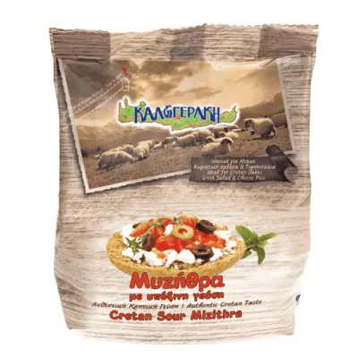 Kalogeraki Xinomyzithra Cheese from Crete 500g Καλογεράκη Μυζήθρα Κρητική με υπόξινη γεύση 500g