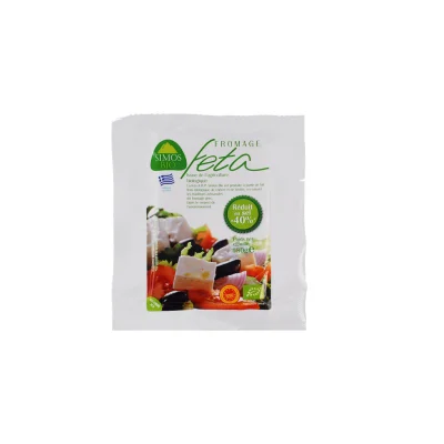 SIMOS Organic Feta Reduced Salt 40% PDO 180 g